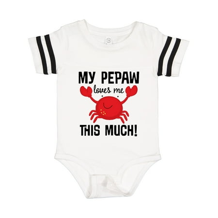 

Inktastic My Pepaw Loves Me Grandchild Gift Baby Boy Bodysuit