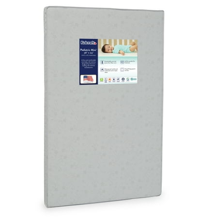 Kolcraft Portable Mini Crib Mattress, 38x24 White