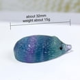 thumbnail image 3 of MATROOY Natural Quartz Crystal skull Carved Rainbow fluorite Hedgehog Stone Healing, 3 of 9