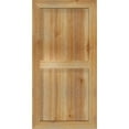 thumbnail image 2 of 16 1/8"W X 32"H Timbercraft Three 5 3/8" Boards Framed Board-N-Batten Shutters, Rough Sawn Western Red Cedar (Per Pair), 2 of 13