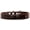 Chocolate, variant on Dog, Puppy  Pet Designer Croc Collar, "Tulsa Plain 3/4" Wide"