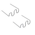 thumbnail image 1 of 1000/500pcs Welding Rods Hot Staple Repair Machine Plastic Welding Hot Stapler Car Auto Bumper Repair Pre Cut Wave Staples 0.6mm/0.8mm, 1 of 6