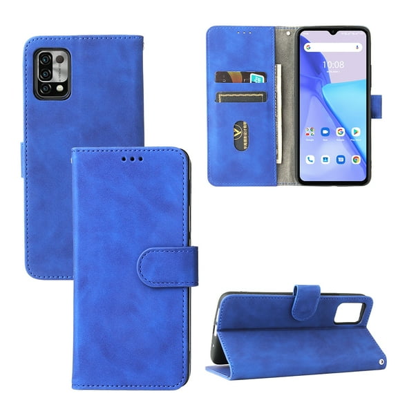 For Umidigi Power 5 Solid Color Skin Feel Magnetic Buckle Horizontal Flip Calf Texture PU Leather