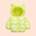 thumbnail image 2 of Aoochasliy Coats for Girls Boys Deals Toddler Kids Baby Trendy Cute Solid Color Colorful Windproof Padded Clothes Jacket Hooded Coat, 2 of 5