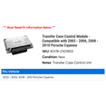 thumbnail image 2 of Transfer Case Control Module - Compatible with 2003 - 2006, 2008 - 2010 Porsche Cayenne 2004 2005 2009, 2 of 2