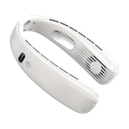 

Neck Fan Portable Fan around Neck 3000 mAh Battery Operated Wearable Personal Fan with USB Rechargeable Strong Wind Speed Fast Cooling Ultra Quiet Bladeless Headphone Design for Travel