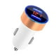 thumbnail image 2 of Seitruly de pantalla de dígitos para teléfono móvil de coche, medidor de voltaje, adaptador de carga USB portátil para accesorios de enchufe Teléfono y Comunicación Oro blanco, 2 of 8