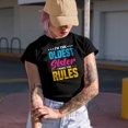 thumbnail image 2 of I'm the Oldest Sister, I Make the Rules - Eldest Female or Sibling Rivalry Quote, Military Green T-Shirt, 3XL, 2 of 5