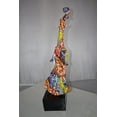 thumbnail image 5 of Nifao Artistic Graffiti Violin Resin Statue Mounted on a Base – Resin Statue, Music Art Decor, 9"L x 10"W x 26"H, 5 of 13
