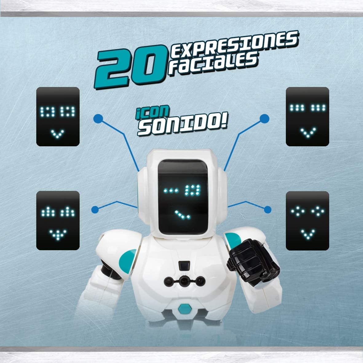 SilverLit Robbie White & Blue Xtrem Bots XT380831 - Walmart.com