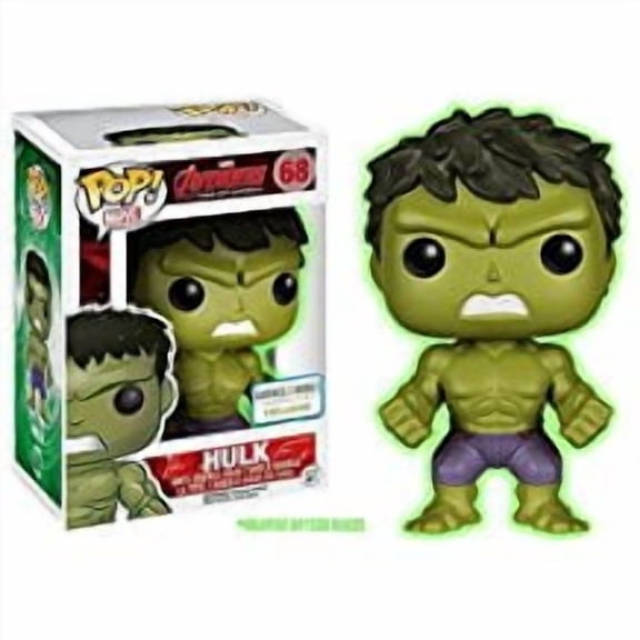 Funko Pop! Marvel: Avengers 2 - Gamma Glow Hulk Exclusive Figure