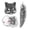 Gray, variant on Furry Wolf Fox Mask Tail and Paw Gloves Set, Adult Halloween Fox Wolf Mask Animal Fursuit Therian Party Costume