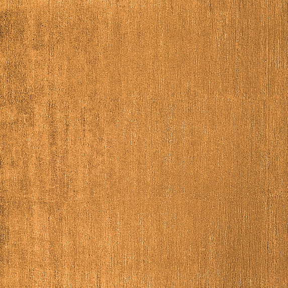Ahgly Company Indoor Square Oriental Orange Industrial Area Rugs, 7' Square