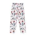 thumbnail image 5 of Xecao Tulips Flowers Men's Straight Lounge Pajama Pants: The Ultimate in Comfortable Sleepwear, 5 of 9