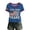 Blue #185, variant on KDDYLITQ 250th Anniversary Tshirt for Women 4th Of July 250th Birthday Crew Neck Tees Independence National Flag Print Freedom Tops American Flag Floral Short Sleeve T-Shirts Army Green 2XL