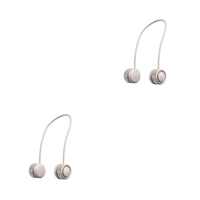 Wosthever Ventilador portátil para colgar en el cuello, banda para el cuello, refrigeración deportiva, verano, oficina, interior, retráctil, llevar, Type1 NO1 Wosthever CBP225531