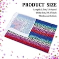 thumbnail image 5 of 1.1Yard Leopard Print Fabric by The Yard 59.1inch Wide Striped Rainbow Leopard Fabric for Sewing Polycotton Rainbow Leopard Upholstery Fabric DIY Crafts Fabric, 5 of 9