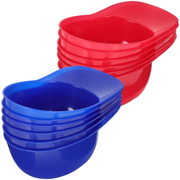 OUNONA 12 Pcs Party Kids Ice Cream Bowl Baseball Hat Design Bowl Child 13.7X8.5X6.3CM