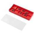 OSCARBIDE 7-Piece Carbide Insert Set For Lathe - MGMN200, 11ER A60, WCMT, CCMT, DCMT Inserts