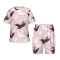 thumbnail image 1 of Balery Swan And Flowers2 Conjunto de Pijama Infantil de Manga Corta con Estampado – Ropa de Dormir de Algodón Suave-Large, 1 of 6