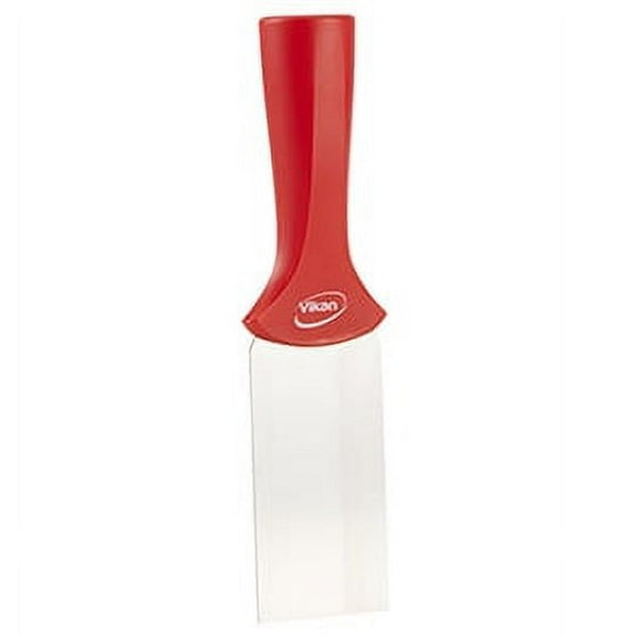 Vikan 2" Handle Mounted Stainless Steel Scraper - Red (3 Units)