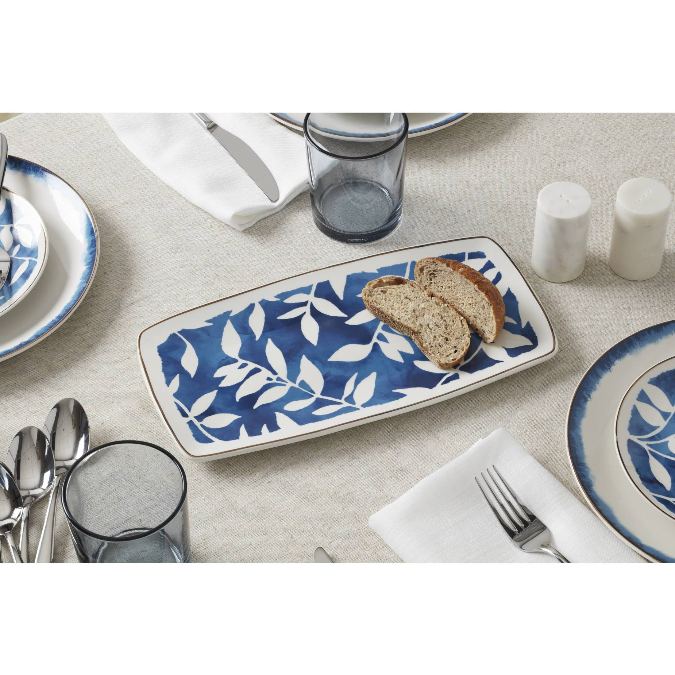 Oneida Aura Blue Porcelain 13