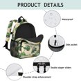 thumbnail image 4 of Tractor and Clouds Cream Pattern Backpack for School, Cute School Bag with Adjustable Shoulder Straps and Padded Back, 15"x11.42"x5.5", 4 of 5
