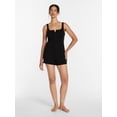 thumbnail image 3 of Joyspun Women's Pointelle Tank Top and Shorts Pajama Set, 2-Piece, Sizes XS-3X, 3 of 6
