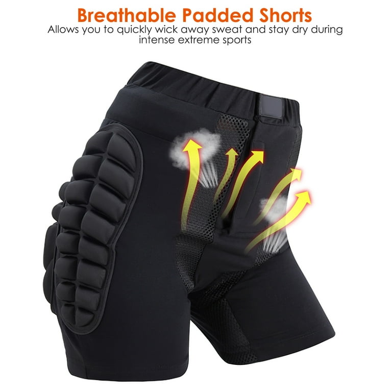 Protective Padded Shorts Hip Butt Padded Short Pants Butt Tailbone
