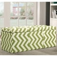 thumbnail image 3 of Furniture of America Laina Contemporary Fabric Storage Bench in Green, 3 of 7