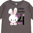 thumbnail image 4 of Inktastic Somebunny is Four 4th Birthday Bunny Boys or Girls Long Sleeve Toddler T-Shirt, 4 of 5