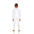 thumbnail image 5 of Bodtek Boys Crewneck long johns base layer Set (White Medium), 5 of 6