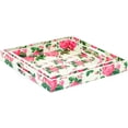 thumbnail image 4 of 12" Serving Trays & Platters for Kitchen | Beverage Food Serving Trays for Breakfast Lunch Dinner | Printed Beautiful Decorative Trays (Milky Roses), 4 of 4