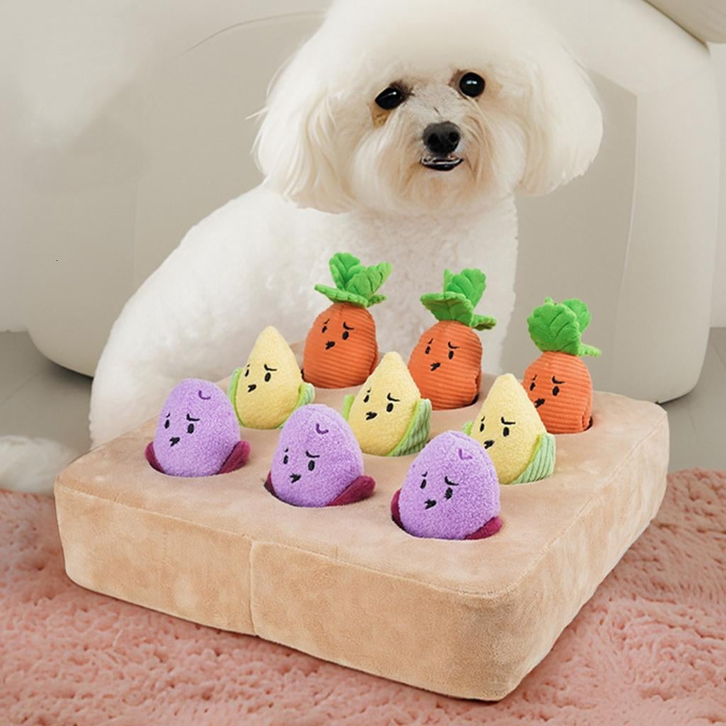 Plush Potatos Dog Toy Pet Stress Reliefs Toy Puzzle Feeding Interesting Game Toy for Pet Enrichment