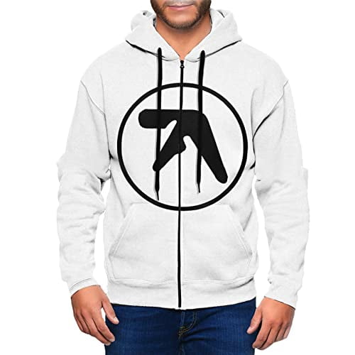 Aphex Twin Selected Ambient Works Hoodie Boys Full Zip Casual Long Sleeve Pullover Hoody 3x Large Black