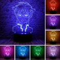 thumbnail image 1 of Lámpara chenshiyan Saiki K 3D LED Ilusión Óptica 7 Colores 5V, 1 of 9