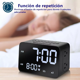 thumbnail image 4 of Cargador de Reloj Despertador Malubero Negro, 4 of 5