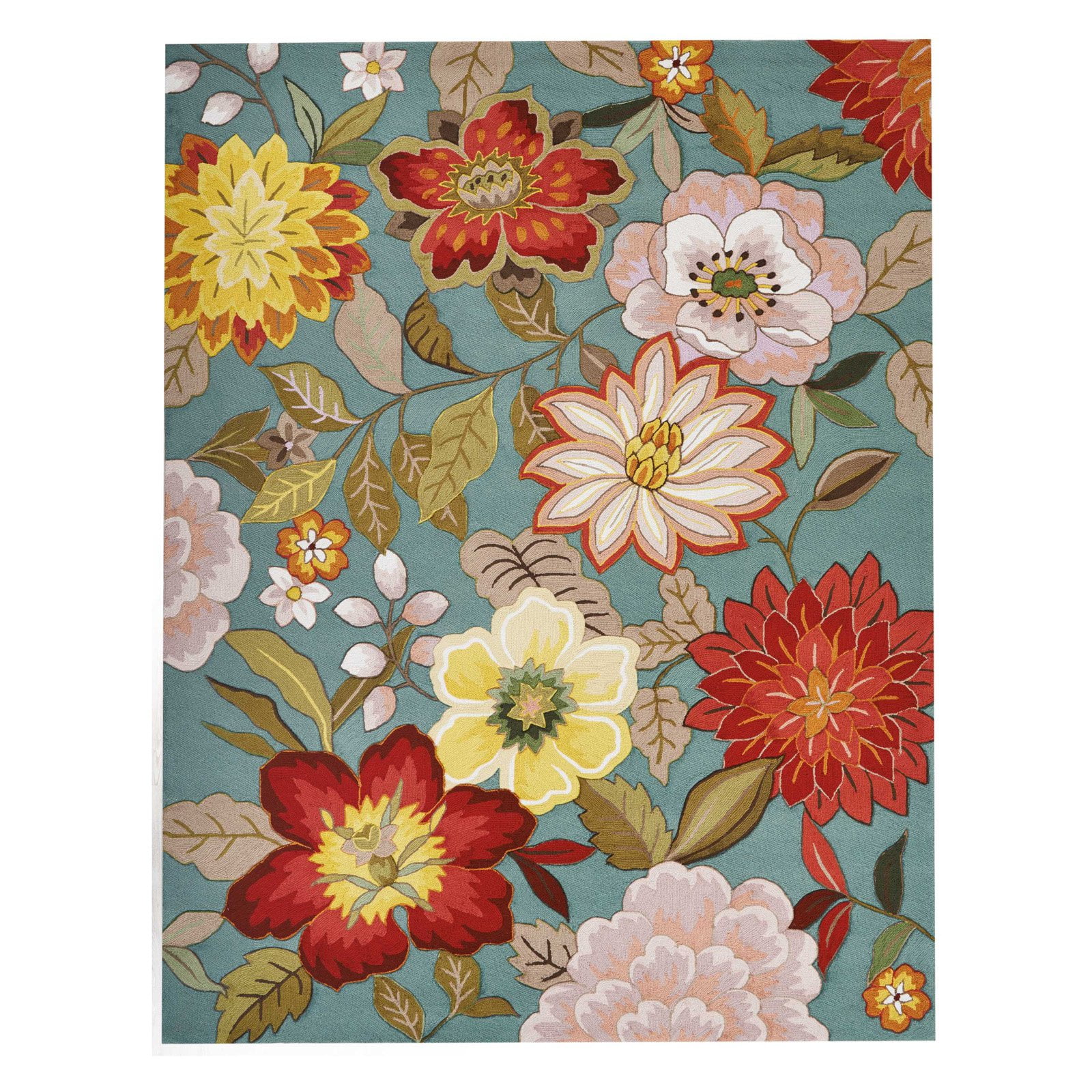 Nourison Fantasy Botanical Aqua Area Rug Com