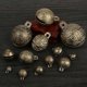 thumbnail image 2 of 30Pcs 16mm DIY Copper Bells Accessories Tiger Head Pattern Small Bells Creative Wind Chime Jewelry Ornaments, 2 of 4
