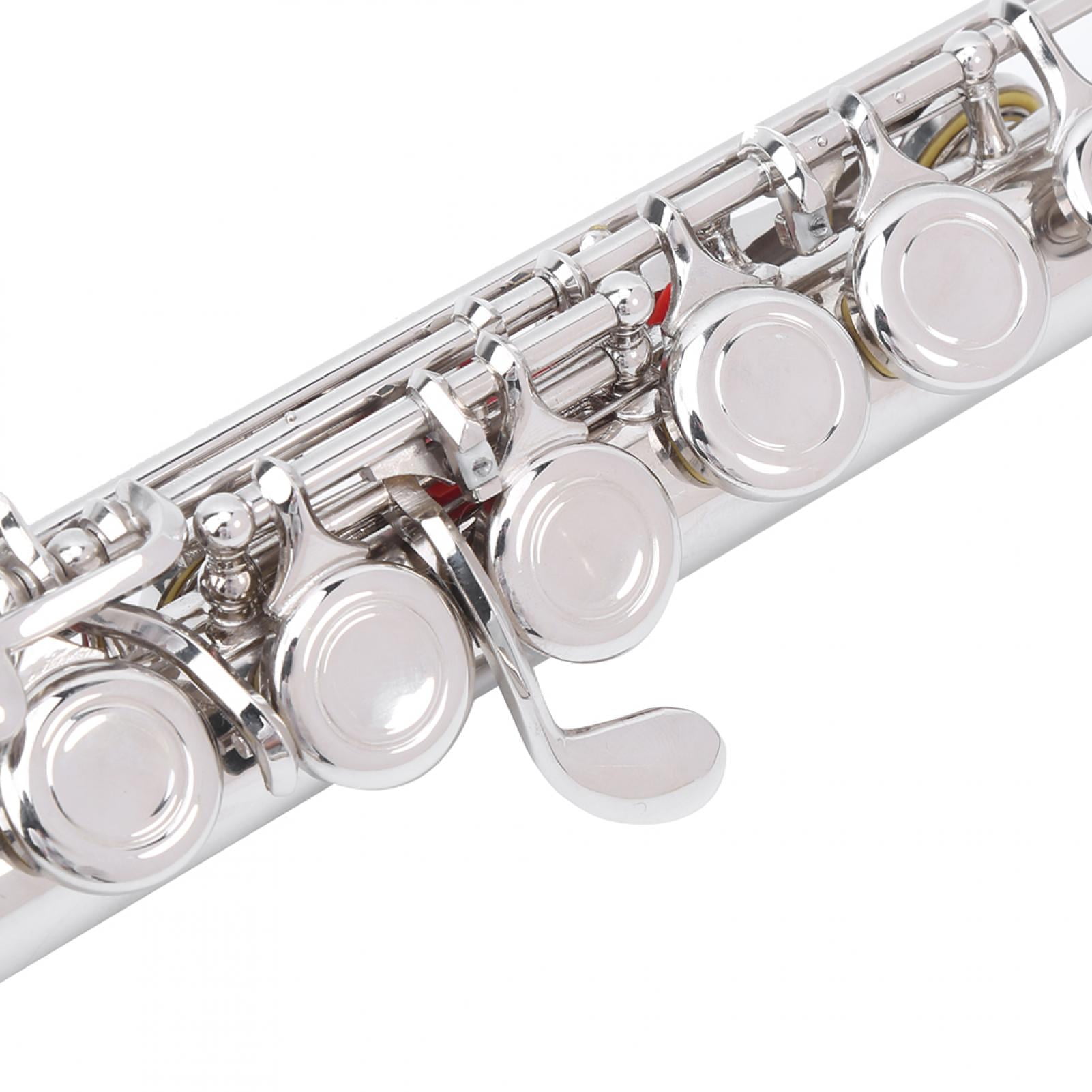 Playing Musical Instruments Playing Flute Silver Sterling Beginner Children Adult Professional Test Playing Musical Instruments
