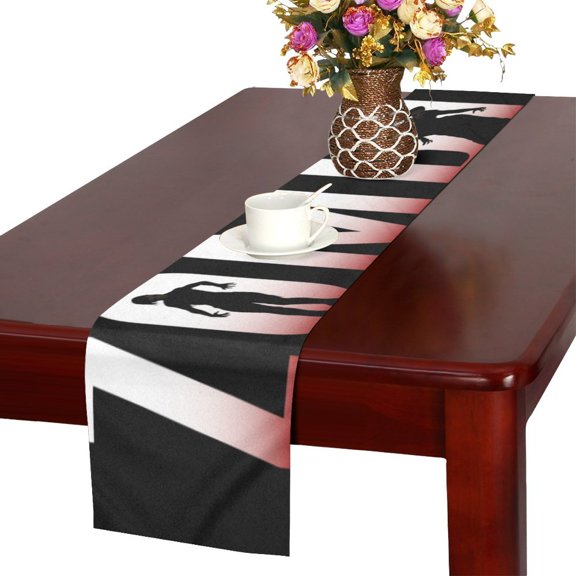 MKHERT Zombie Walking Dead Table Runner for Kitchen Wedding Party Home Decor 16x72 inch