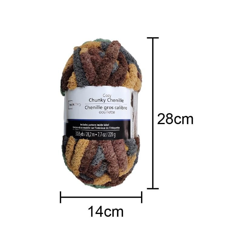 MAINSTAYS Rose Chunky chenille yarn