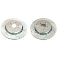 thumbnail image 2 of Power Stop Rear Pair of Drilled and Slotted Brake Rotors JBR1792XPR, 2 of 3