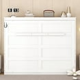 thumbnail image 2 of Newest Full Size Murphy Bed Wall Bed,White, 2 of 9