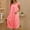 Watermelon Red, variant on TMOYZQ Women's Nightgown Lightweight Solid Color Lace Trim Cap Sleeve Silky Long Nightgown Plus Size Casual Loose Sleepwear Dress