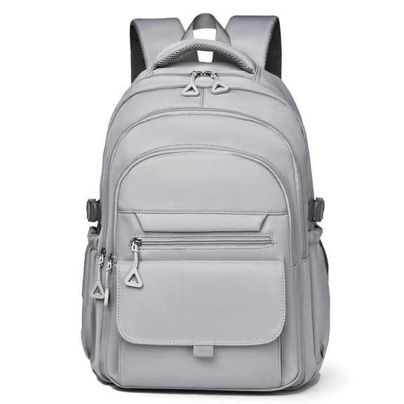 BUTIED 17'' Fashion Simple Schoolbag, Casual Durable Books Bag, Aesthetic Waterproof Large Backpack for All Ages