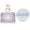 Yurt-Dazzling colors, variant on Ultra Soft Powder Puff and Container 3.3" High Density Velvet Dusting Washable Reusable Powder Puff,Bathroom Dressing Table Cotton Swab Storage Jar(Clear)