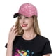 thumbnail image 5 of Fotbe Pink Glitter Gorro Clásico de Béisbol, Gorra Ajustable con Broche Snapback, Gorro de Exterior de Algodón Suave, 5 of 6