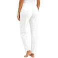 thumbnail image 5 of Clossjun Cotton Linen Pants for Women Loose Fit Daily Wear Summer Fall Sweatpants Casual Soft Lightweight Trousers XL, 5 of 5