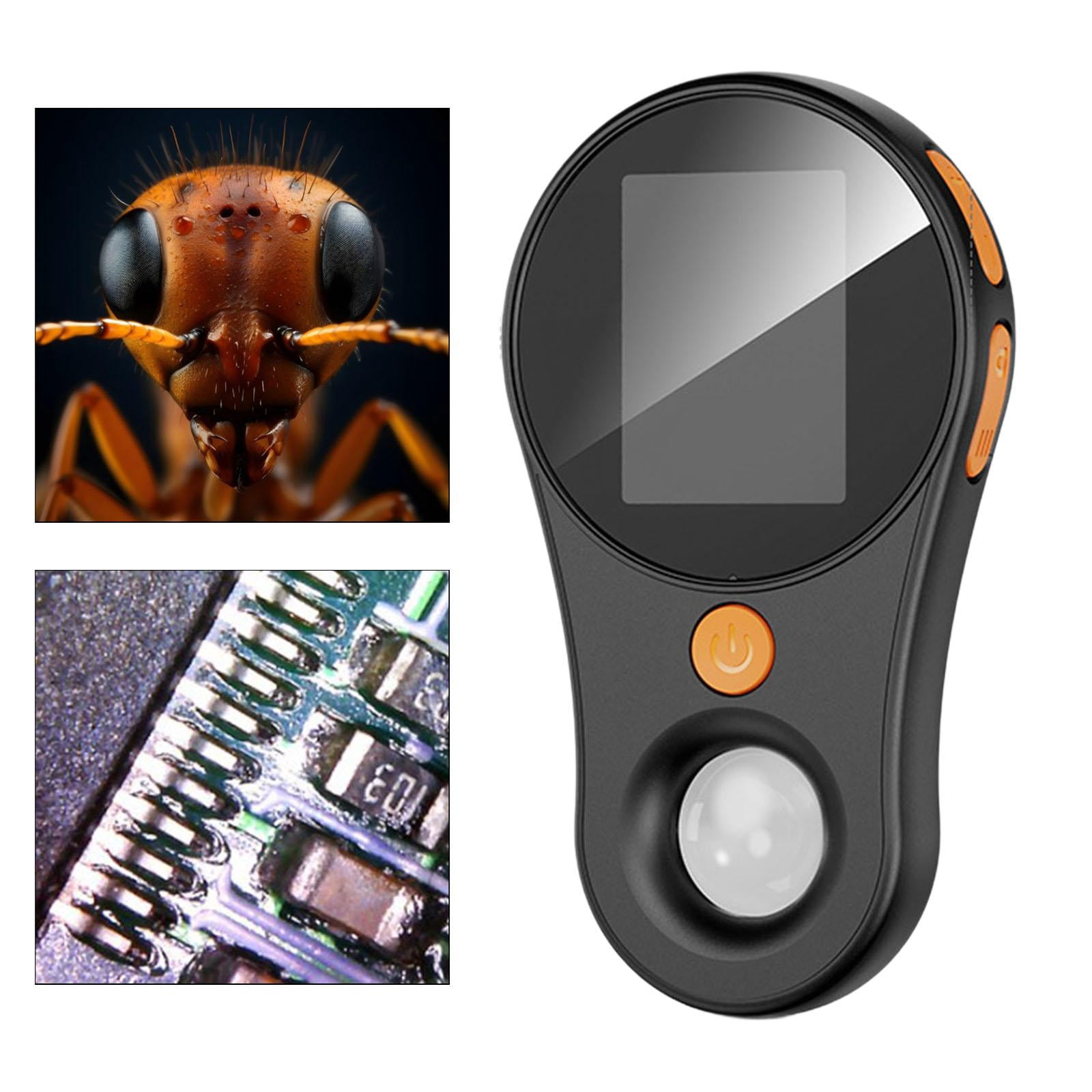 Milageto Digital Magnifying Glass for Reading Seniors Jewellery Evaluating Black